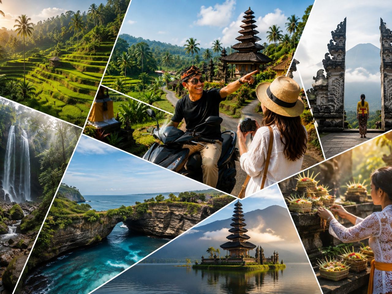 Trip Sepeda Motor Private Bersama Driver Lokal - 8 Jam